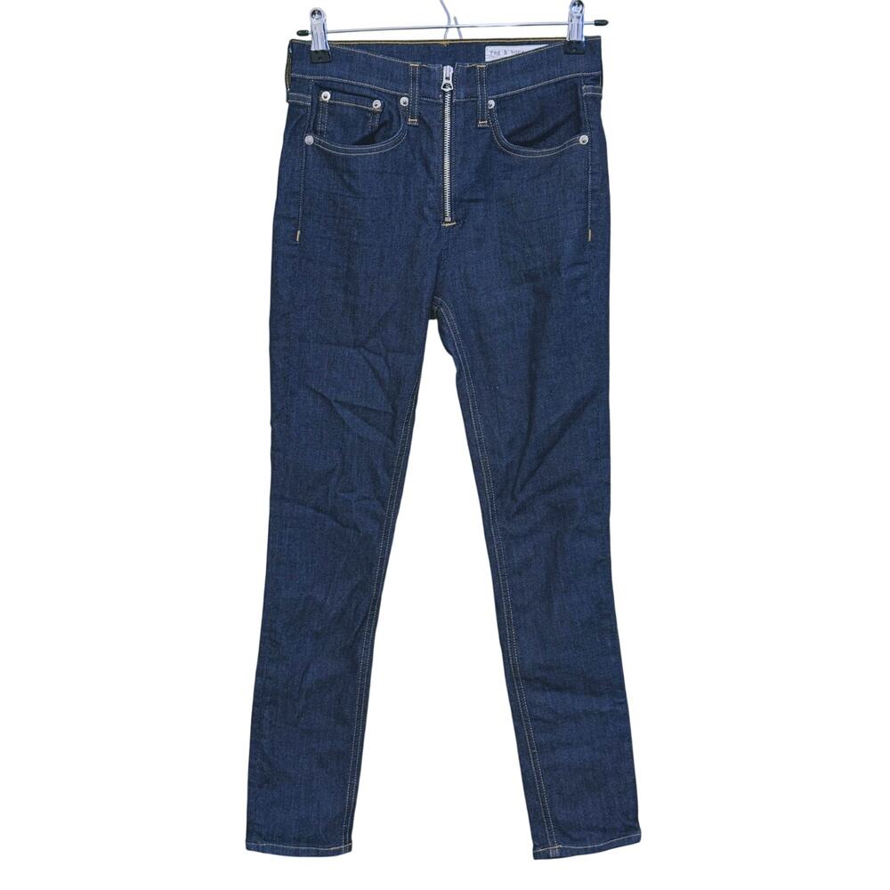 Rag & Bone Onslow High Rise Skinny Jeans Zipper Size 25 Mia Blue Classic Denim